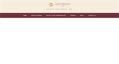 Desktop Screenshot of guttermanlawoffices.com